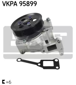 VKPA95899 SKF Насос водяной MAZDA 626/MPV 97- 2,0D